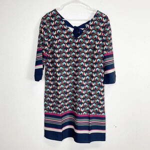 Karakorum Dress Womens Size Small Blue Multicolor Geometric Shift
